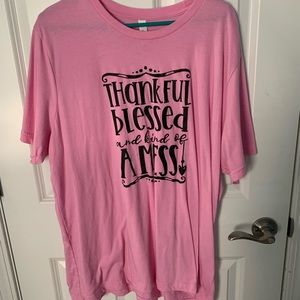 Thankful blessed and kind of a mess